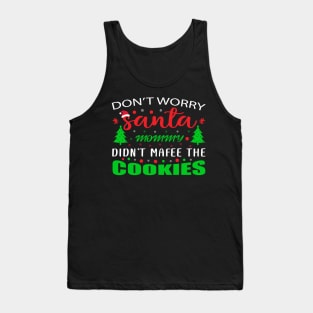 Santa Cookies T - Shirt Design Tank Top